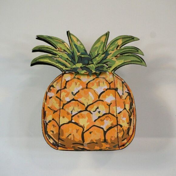 2 Hawaiian Tropical Pineapple Beverage Holders Neoprene Sleeve Cover Insulator - Picture 3 of 10